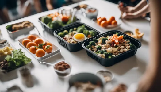 A nutritious meal prep for triathletes, enhance